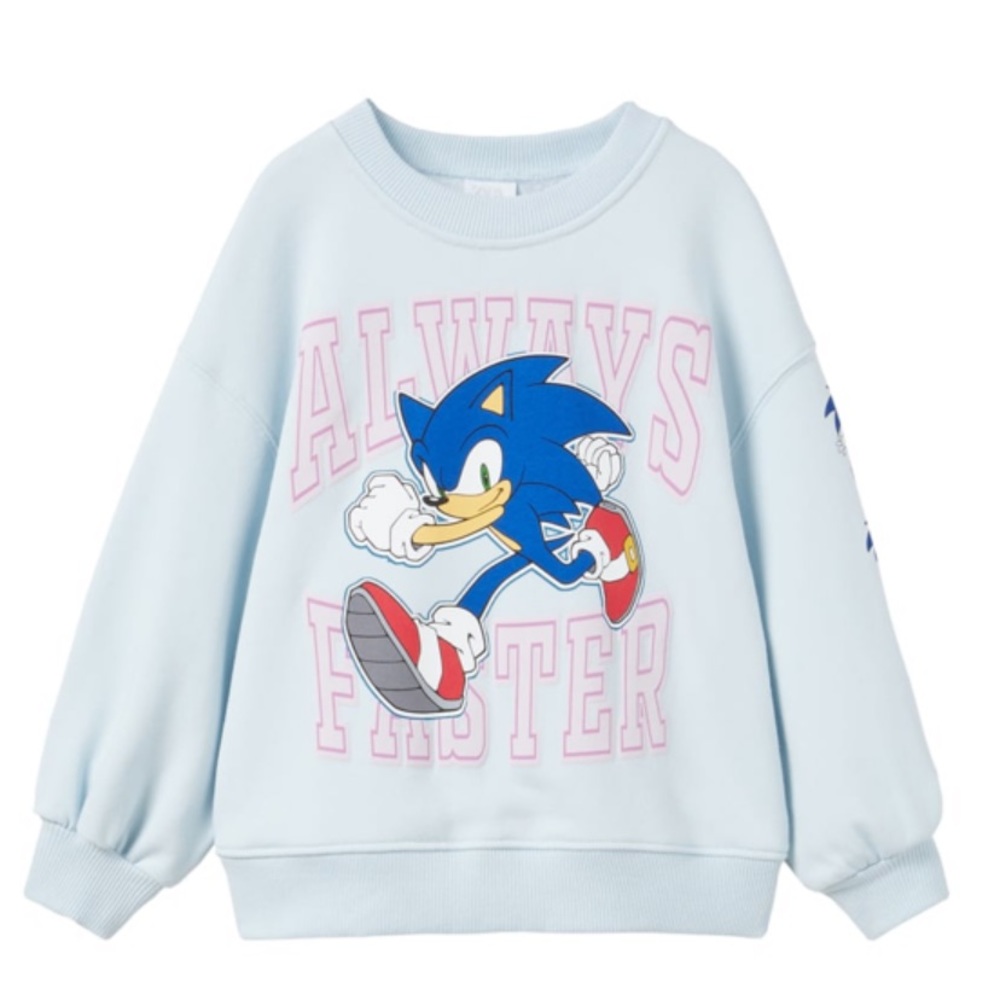 NWT ZARA SONIC sweatshirt